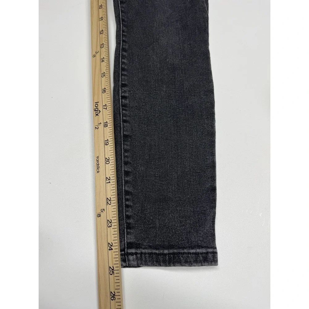 EVERLANE Women's Black Wash High Rise Ankle Skinny Jeans Size 28 - Picture 8 of 13